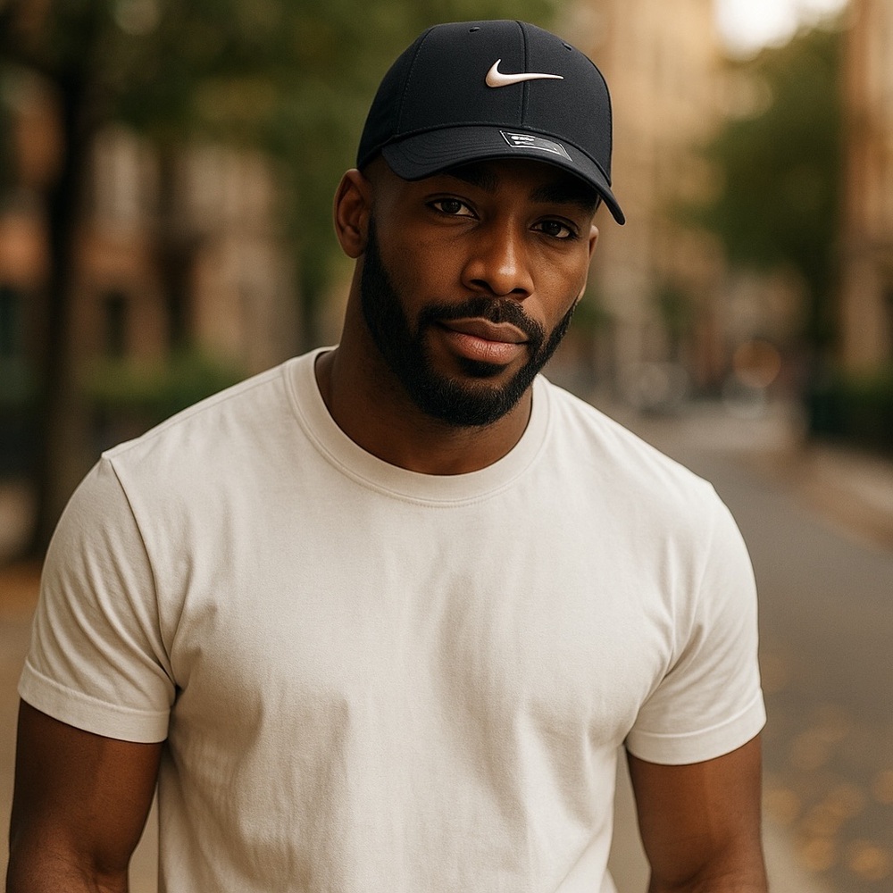 Nike Men's Logo Swoosh Cap Athletic Sport Streetwear Hat‎ L/XL Dri-FIT Authentic